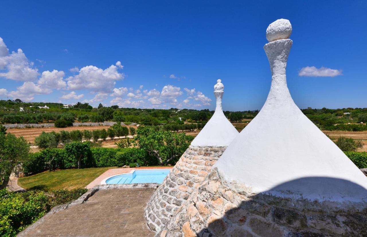 Terra Sessana Ville E Trullo Con Piscina Privata Ostuni Bagian luar foto