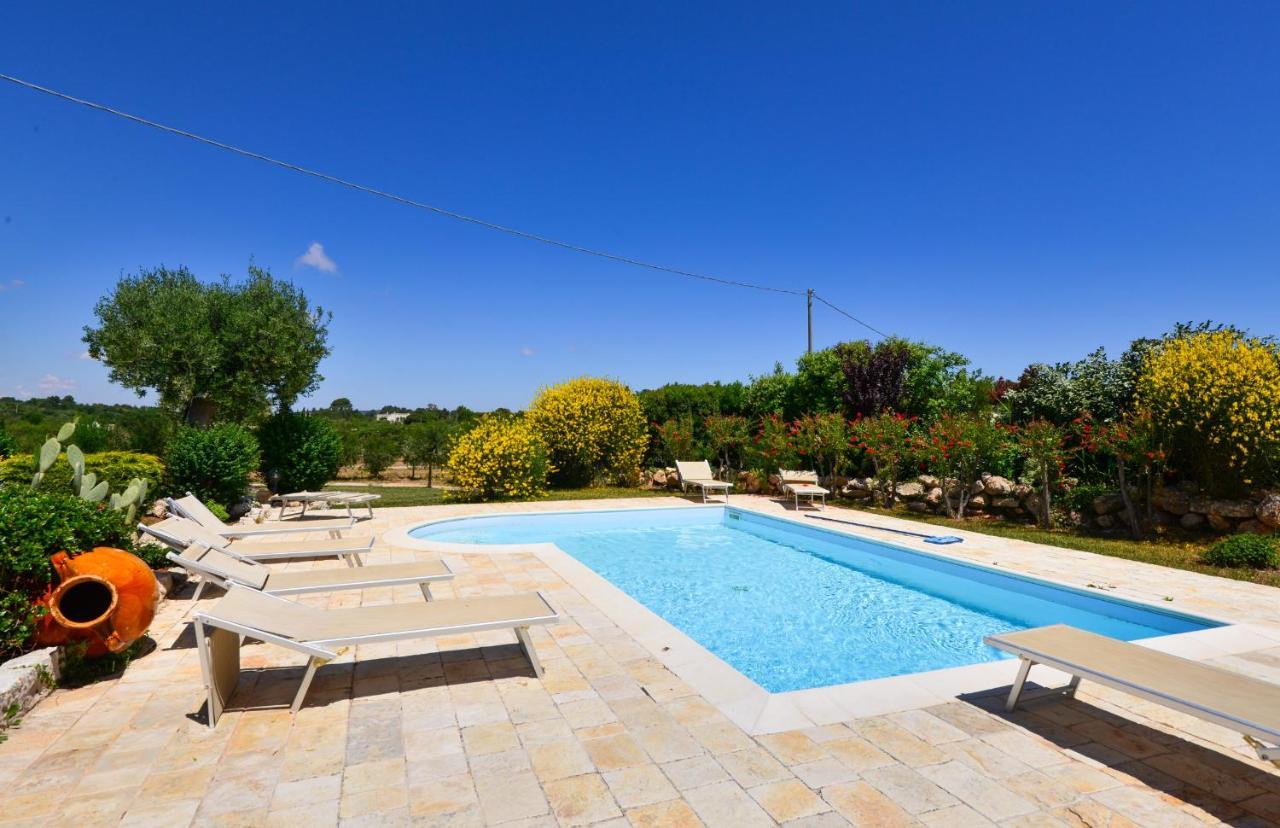 Terra Sessana Ville E Trullo Con Piscina Privata Ostuni Bagian luar foto