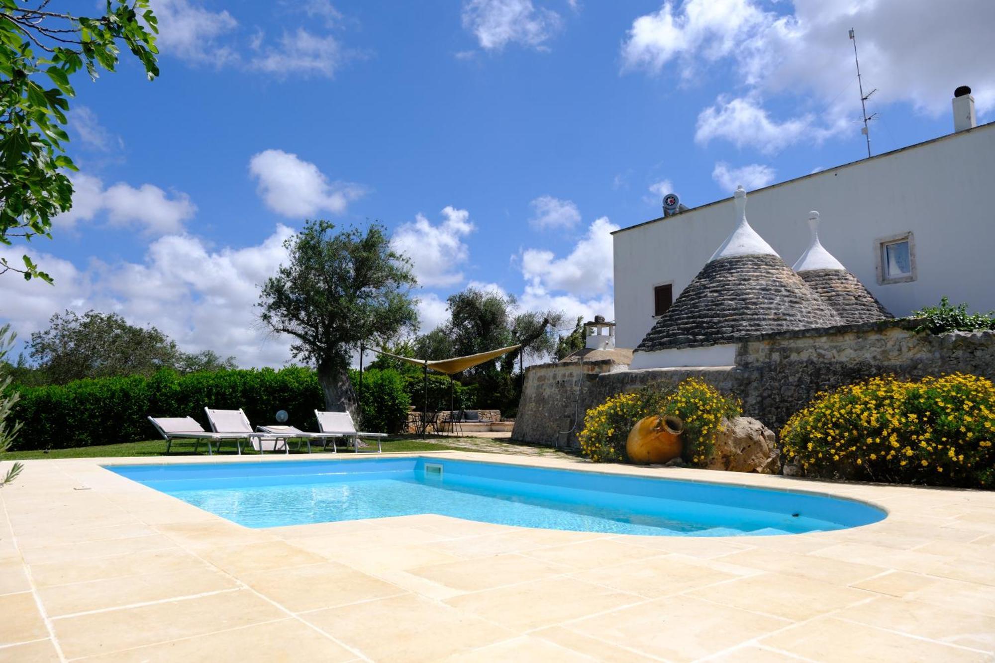 Terra Sessana Ville E Trullo Con Piscina Privata Ostuni Bagian luar foto
