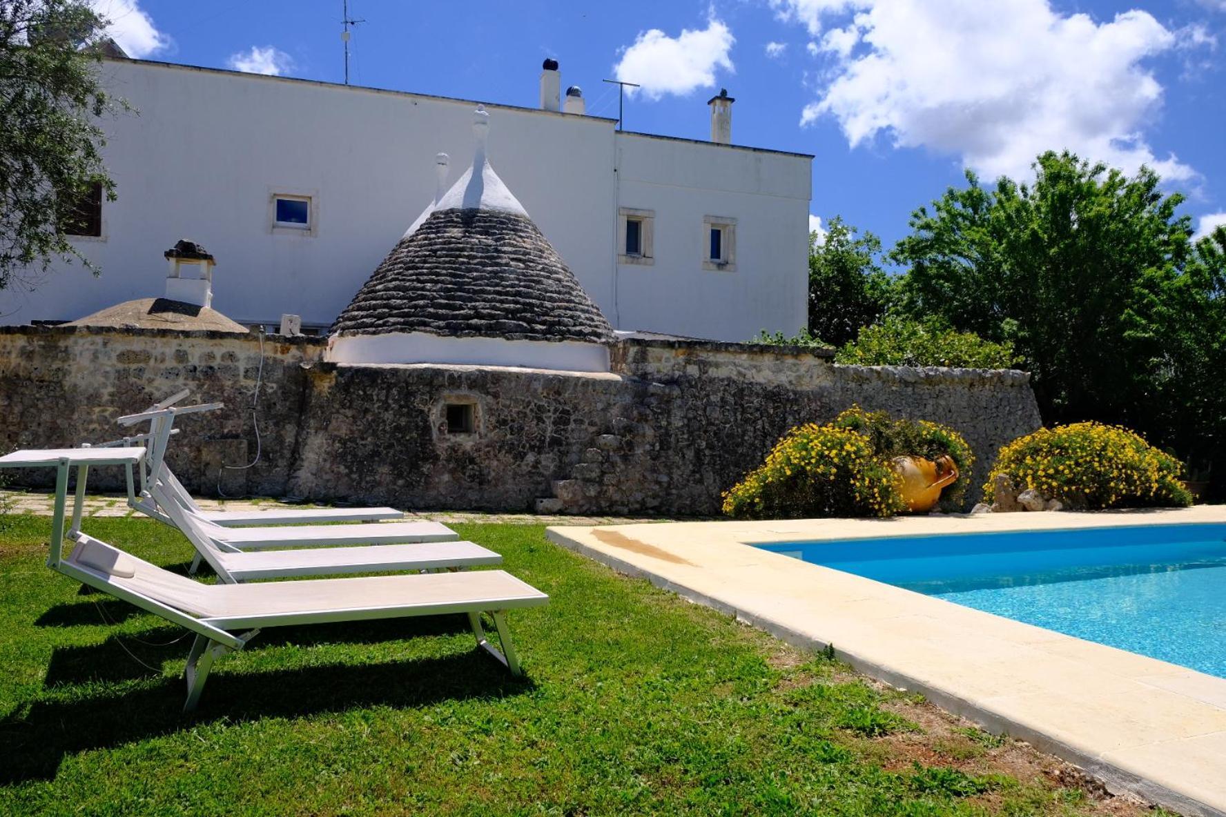 Terra Sessana Ville E Trullo Con Piscina Privata Ostuni Bagian luar foto