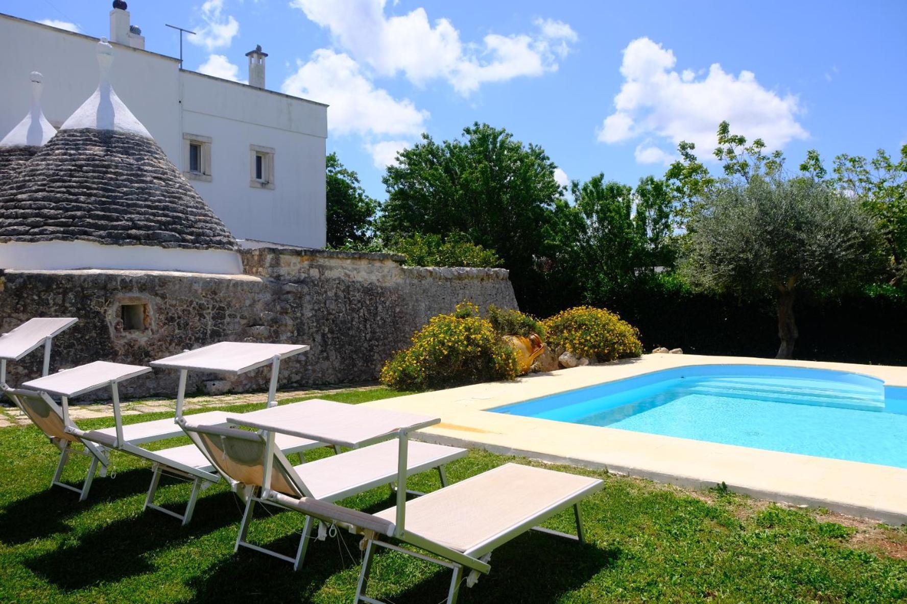 Terra Sessana Ville E Trullo Con Piscina Privata Ostuni Bagian luar foto